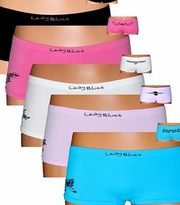 FTSD - FindTheSecretDreams Pack of 5 Ladies Panties (panties, hipsters, ladies shorts) No 74 (Please note Size Chart) (Medium)