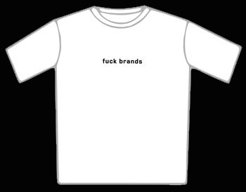 Fuck Brands Logo White T-Shirt