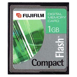 Fuji 1Gb Compact Flash Card x20