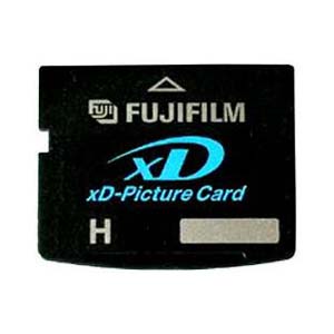 TheFuji xD card is ultra-compact memory media that has been developed jointly by Fujifilm and Olympu