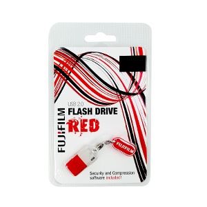 Fuji film 4GB Colour USB Flash Drive - Red