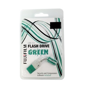 Fuji film Colour USB Flash Drive 4GB - Green