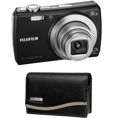 FinePix F100fd Black Compact Camera with
