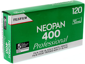 Neopan 400 - 120 roll (Dated April 2009) - 5 PACK MEGA SPECIAL !!