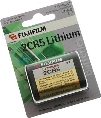 Photo Lithium Camera Battery - 2CR5 - SINGLE BATTERY