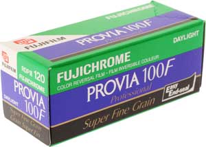 fuji Provia 100F - 120 roll (Single Roll)