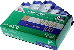 fuji Velvia 100 - RVP100 - 120 Roll Film (Single