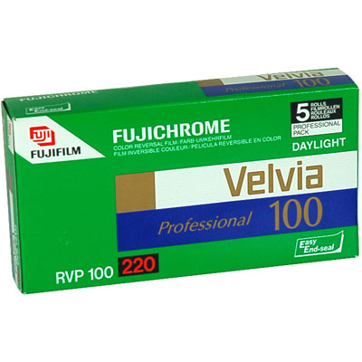 Fuji Velvia 100 120 (5 PACK)