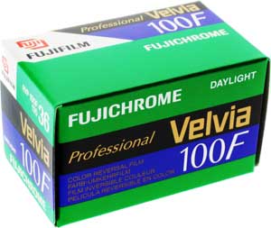 Fuji Velvia 100F - 135-36 (Single Roll) - EXPIRY