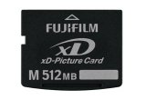 The 512MB Type M Fuji xD Picture Memory Card has a 5 year warranty, we advise checking compatibility