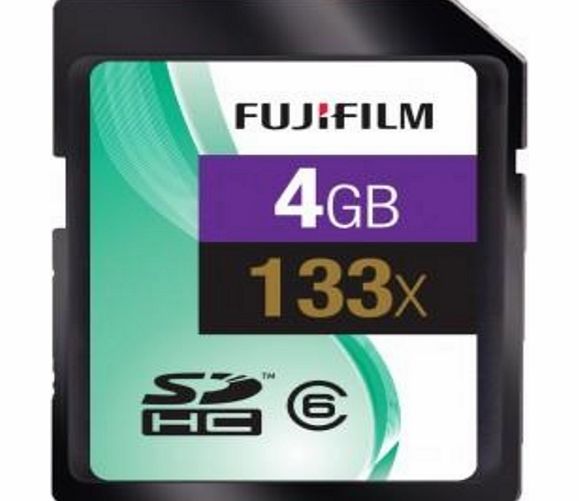 Fujifilm 4GB Class 6 Secure Digital (SDHC) Class 6,