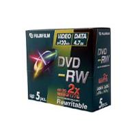 Fujifilm DVD-RW 4.7GB 2X Jewel Case (5 Pack)