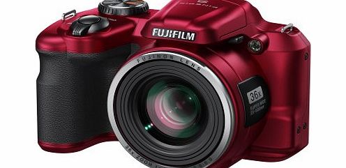 Fujifilm FinePix S8600 Camera - Red (16MP, 36x Optical Zoom) 3 inch LCD