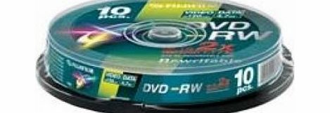 Fujifilm P10DVMGE02A - FUJI DVD-RW JEWEL CASE 5 PACK 4.7GB 2X