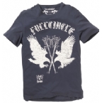 Mens Baha Logo T-Shirt Blue Steel