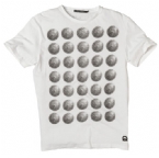 Full Circle Mens Geo-Shield T-Shirt Optic White