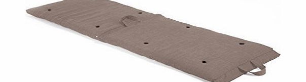 Fun!ture Slate Grey Roly Poly Futon Sleeping Mattress - Roll Up/ Zip Up/ Guest Bed