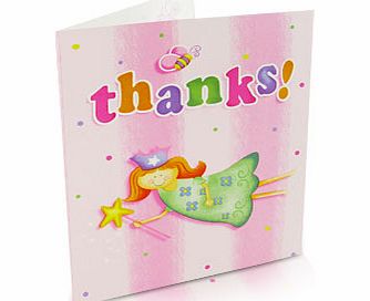 Fun at One Birthday Girl x8 Thank You Notes