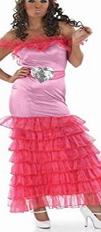 Fun Shack Large Ladies Pink Gypsy Bridesmaid Costume for Film amp; Reality TV Fancy Dress