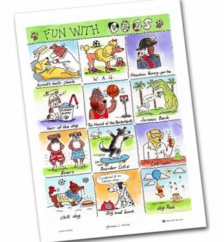 Fun with Dogs Tea Towel 4347CX