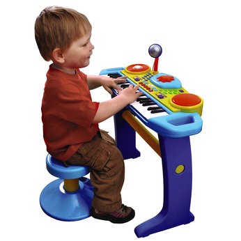 Bruin Preschool Blue Light Up Keyboard