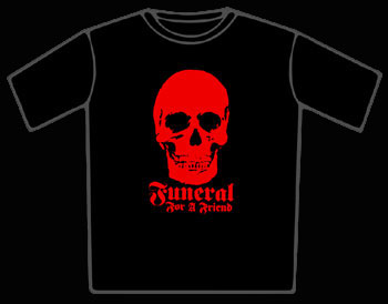 Funeral For A Friend Red Skull T-Shirt
