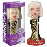Marilyn Monroe Singer Bobble Head figure