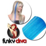 Funky Diva Hair by Hairaisers Hairaisers Funky Diva - Colour Flash 16 inch Highlight Hair Extensions - Cerise Pink