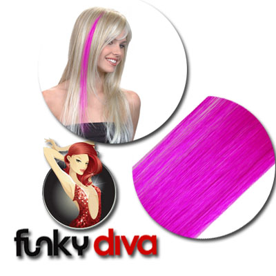 Funky Diva Hair by Hairaisers Hairaisers FunkyDiva Colour Flash Highlight Hair