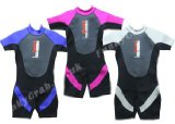 FunkyCrab 20` CHEST SHORTIE WETSUIT - `NALU` (Colour as supplied)