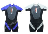 FunkyCrab 38` CHEST SHORTIE WETSUIT - `NALU` (Colour as supplied)