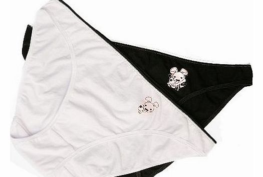 Maternity Mini Briefs - 2 Pack, UK Size 10 (Brand size: S)