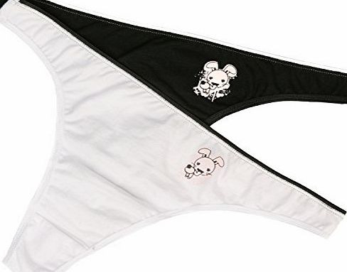 FunMum Maternity Maternity Thongs - 2 Pack, UK Size 10 (Brand size: S)