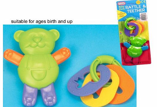 Funtime 2 PK RATTLE TEETHER SET FOR BABY
