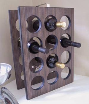 Furnantics Products Wooden Freestanding Wine Rack To Hold Up To 12 Bottles Of Wine