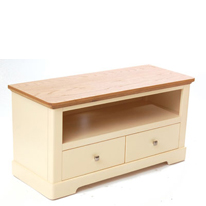 Furniture Link Clearance - Malibu Oak and Cream TV Unit