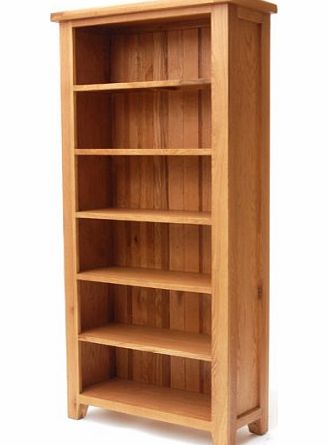 Furniture Link Hampshire Oak Large Bookcase