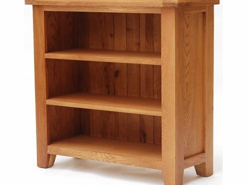 Furniture Link Hampshire Oak Low Bookcase