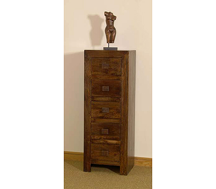 Furniture Link Malaya Mango 5 Drawer Chest