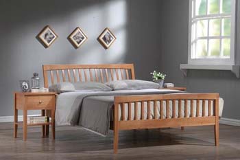 Furniture Link Norway Bed in Beech