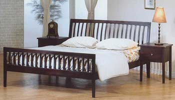 Furniture Link Norway Bed in Cappuccino