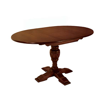 Furniture Link Olde Manor Oak Extending Oval Dining Table