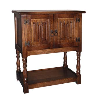 Furniture Link Olde Regal Oak Small Sideboard - WHILE STOCKS