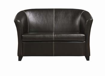 Furniture Link Paleo Leather 2 Seater Tub Sofa