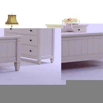 Furniture Link Rushden Cream 5 Drawer Chest