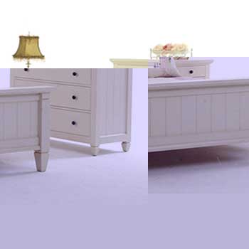 Furniture Link Rushden Cream 5 Drawer Chest