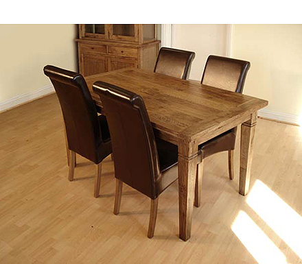 Furniture Monkey Oakgrove Rectangular Dining Table