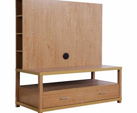 Furniture Solutions Chicago Flat Screen TV Unit - Oak