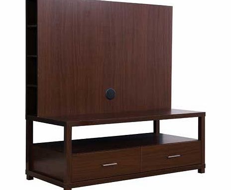Furniture Solutions Chicago Flat Screen TV Unit - Walnut