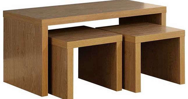 Furniture Solutions Chicago Long John Coffee Table - Oak